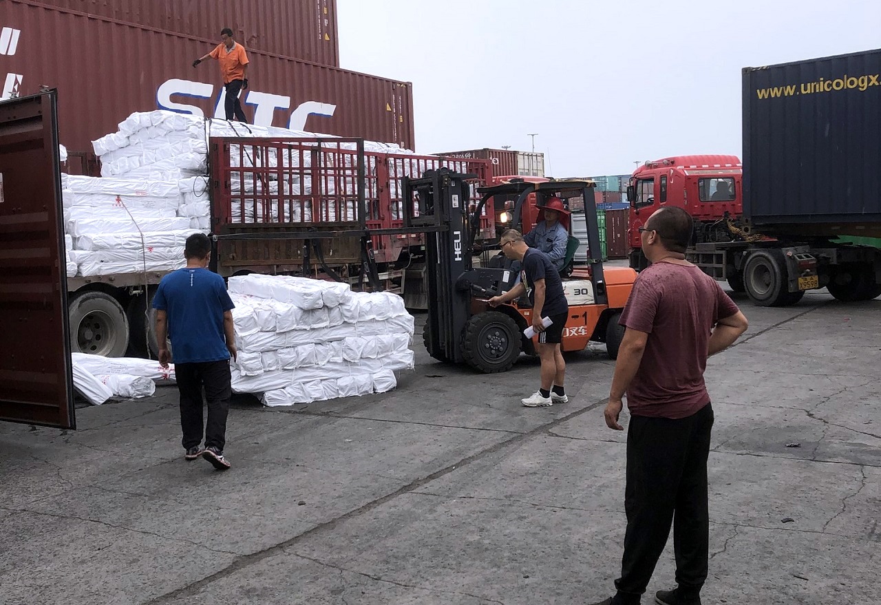 Chinese tents donate
