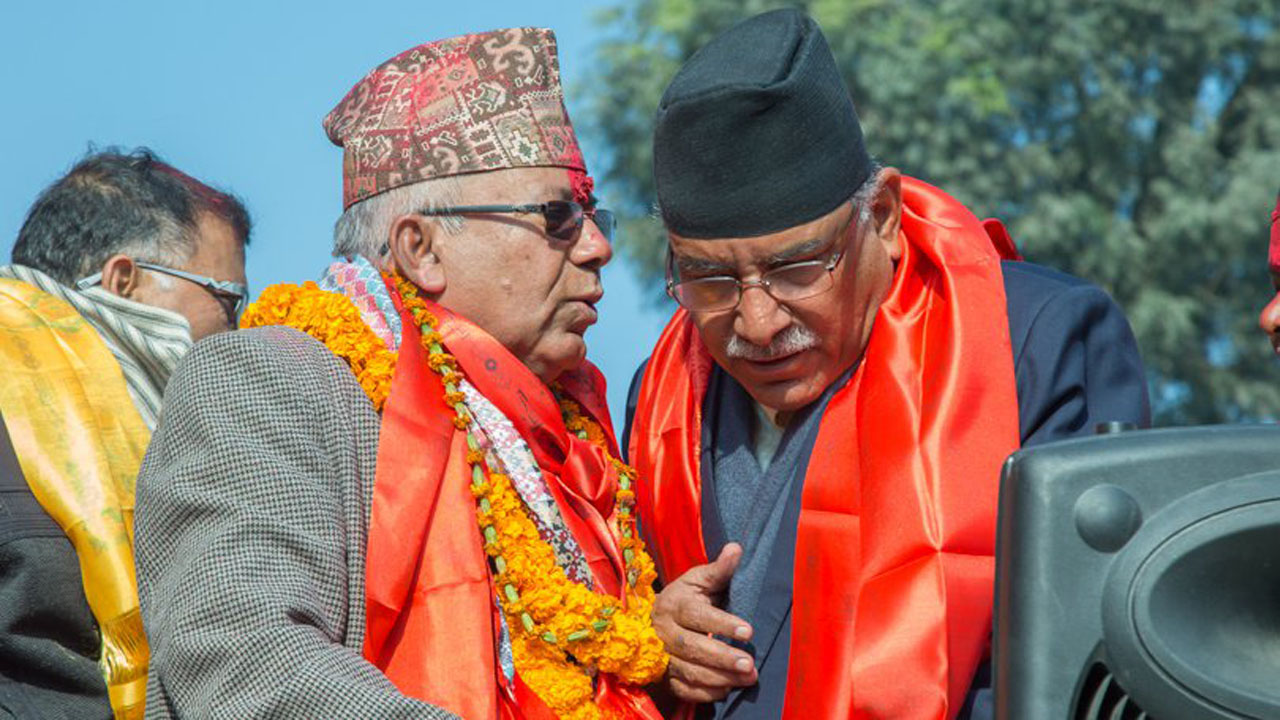 Madhav nepal and prachanda