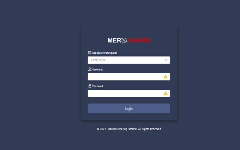 mero share server down