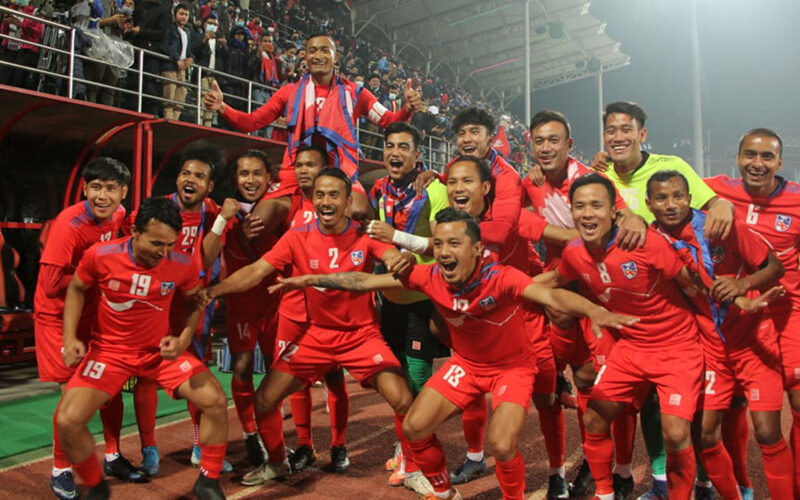 nepal win football match